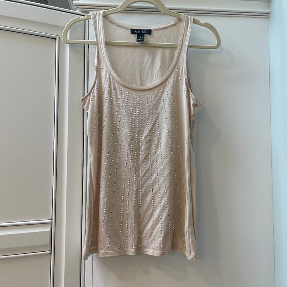 White House Black Market Studded Tank, S, only worn a few times! - Picture 1 of 8